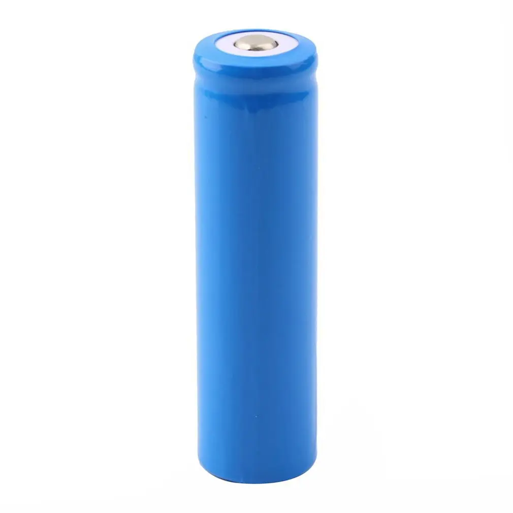 

1Pcs 18650 Li-ion 5000mAh Capacity 3.7V Rechargeable Battery for LED Torch Flashlights Blue New Torch Batteries Wholesale