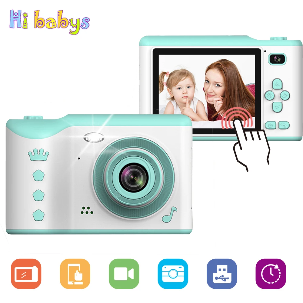 Детская мини-камера игрушки для детей 2 8 дюйма 1080P HD сенсорный экран уличная