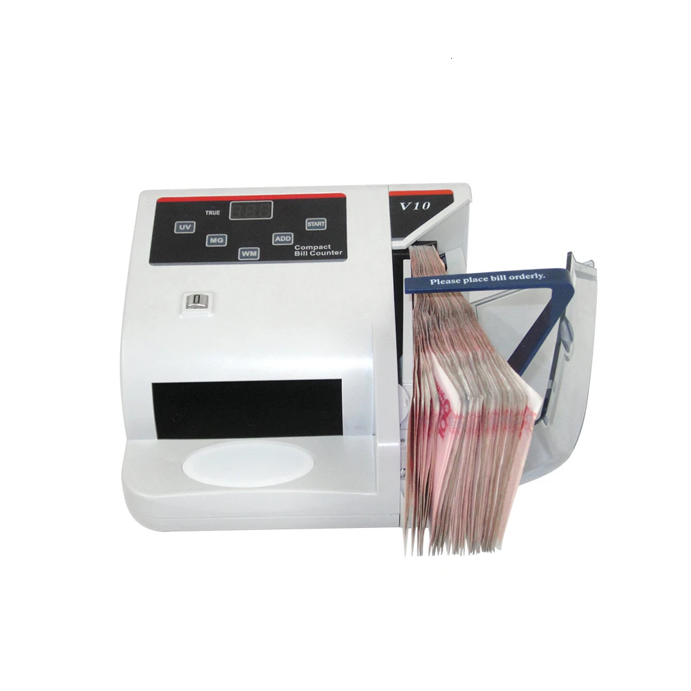 

V10 Portable handy Money euro notes Counting Machine Fake Bankenotes Detection Money counter