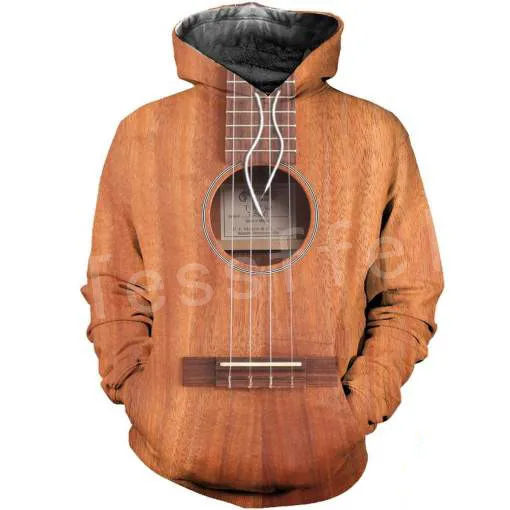 hoodies Tessffel музыка гитара красочные, бегом, для зала Harajuku повседневные забавные MensWomens в стиле "хип-хоп" 3dprint застежки-молнии/кофты/толстовки/куртка S-15 - Цвет: hoodies