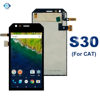 

20pcs for Cat S30 Screen Assembly Full Lcd for Caterpillar for CAT S30 LCD Display Touch Screen Digitizer Complete Ship DHL