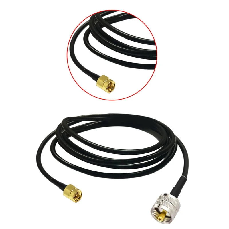 WIFI антенна адаптер SMA папа к UHF PL259 кабель перемычки RF RG58 20 см|Кабели передачи