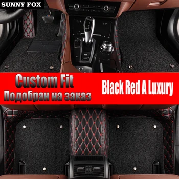 

Car floor mats for Land Rover Discovery freelander Sport Range leather Anti-slip car-styling carpet liner