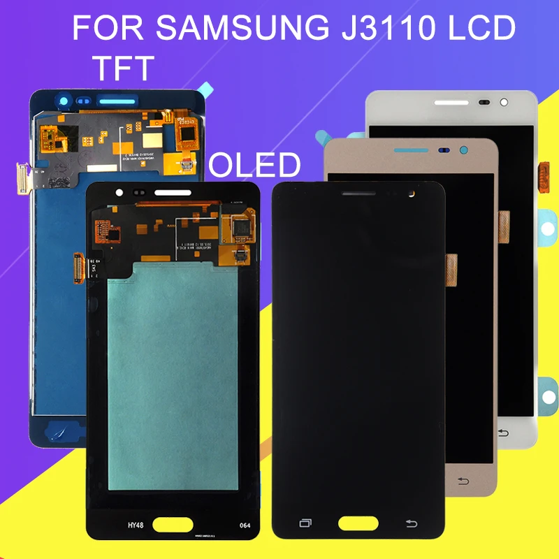 Catteny Регулируемый J3 Pro ЖК дисплей для Samsung Galaxy J3110 с сенсорным экраном дигитайзер