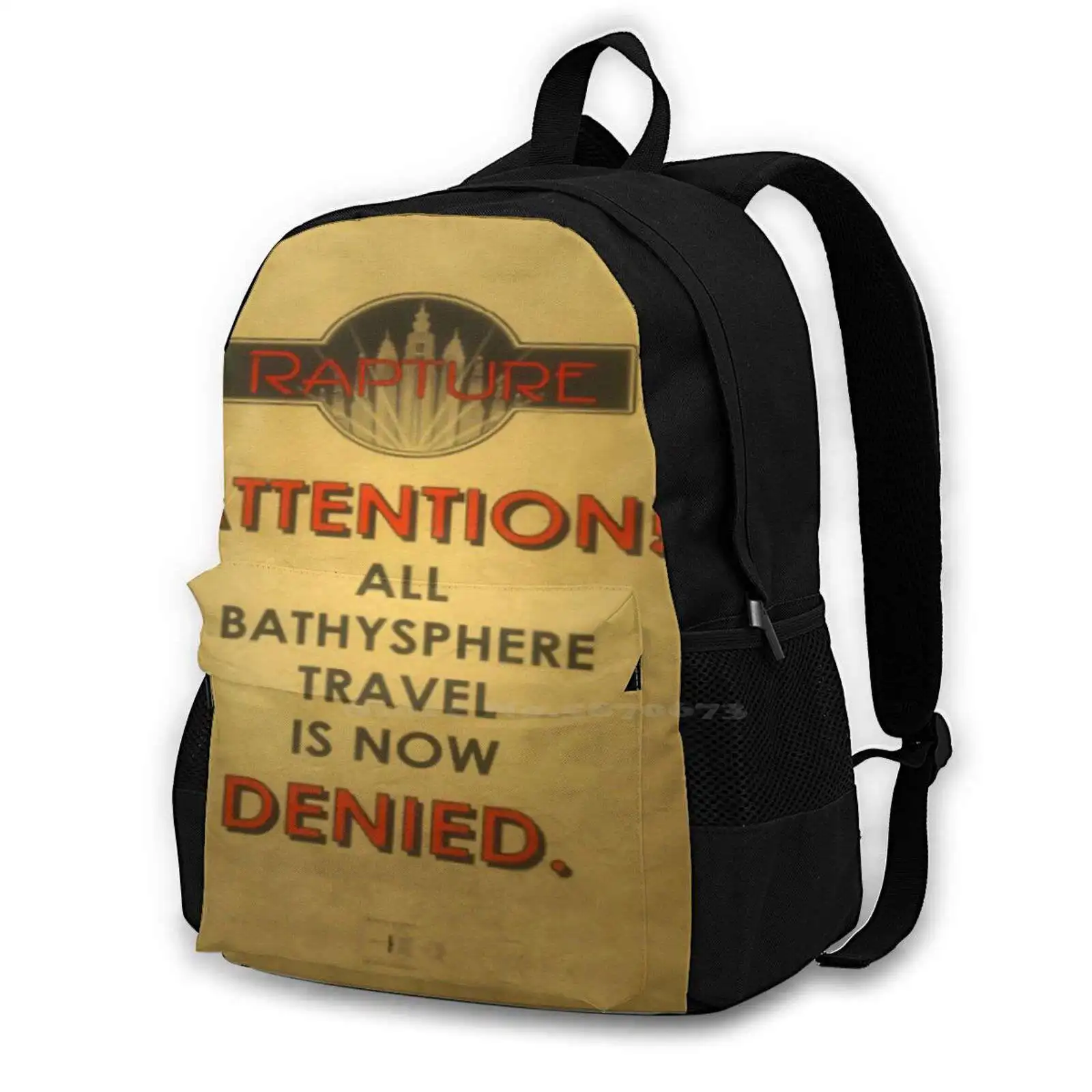 

Bioshock-bathyсферический дорожный рюкзак для ноутбука, модные сумки Bioshock Infinite Rapture, эндрей Райан