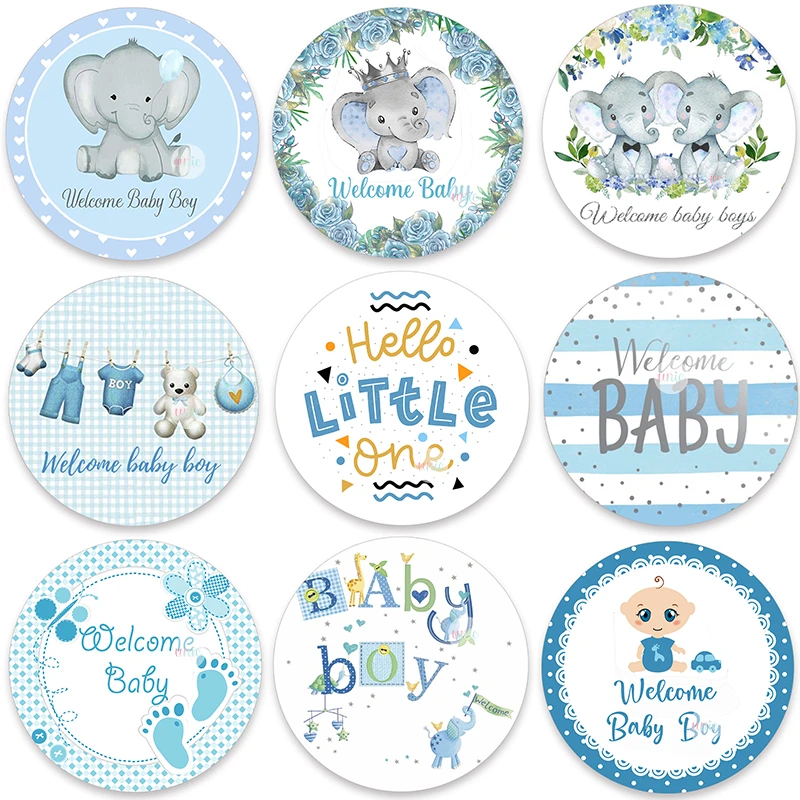 Baby Boy' stickers – bunting design – crafts, cards, shops – 144