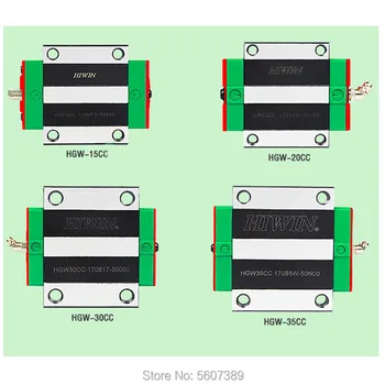 

HGW15CC HGW20CC HGW25CC HGW30CC 100% Original Hiwin linear blocks carriages match with HGR rail for CNC