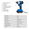 20V Impact Cordless Screwdriver Electric Screwdriver Brushless 300NM Drill Adapter Variable Speed Rechargeable Drill PROSTORMER ► Photo 2/6
