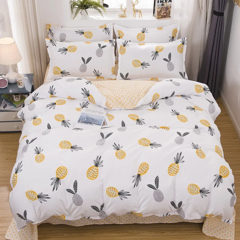 Pineapple Fruit Print Girl Boy Kid Bed Cover Set Duvet Cover Adult Child Bed Sheets And Pillowcases Comforter Bedding Set 61071
Pineapple Fruit Print Girl Boy Kid Bed Cover Set Duvet Cover Adult Child Bed Sheets And Pillowcases Comforter Bedding Set 61071