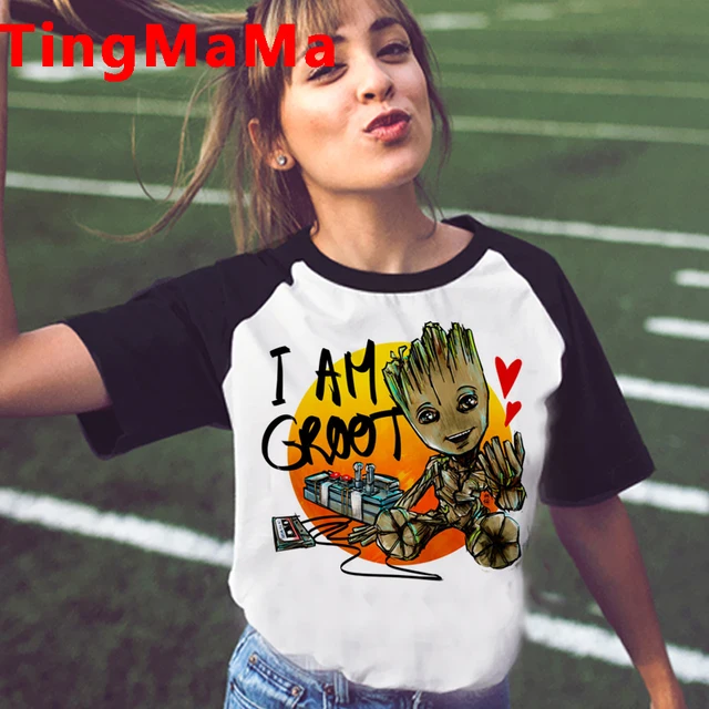 Groot t shirt womens Clearance