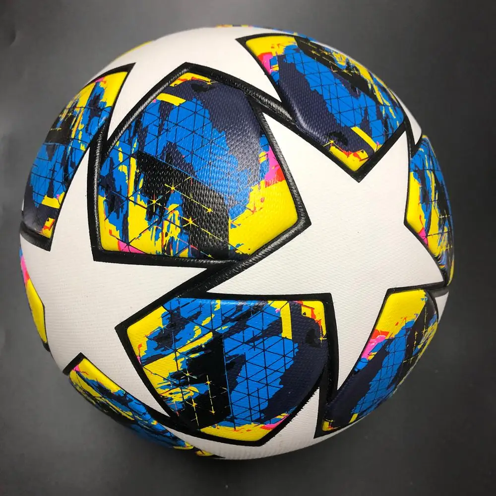 

2020 Champion league Official blue Match soccer football ball