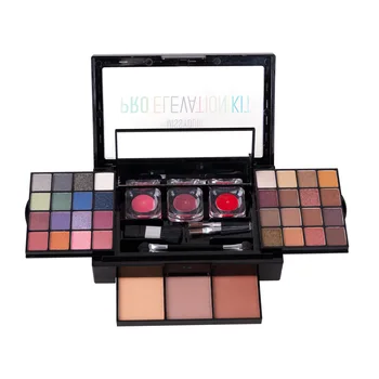 

New Makeup Plate Eyeshadow Compact Lip Gloss Repair Combination Small Suit Popular Models