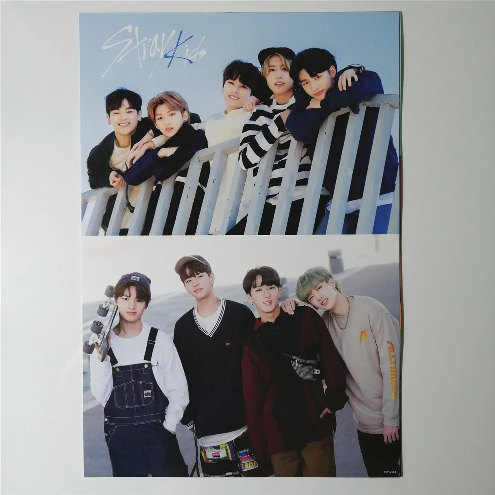 8*(42x29 см) Новые бродячие дети kpop вокруг плакаты наклейки на стену подарок