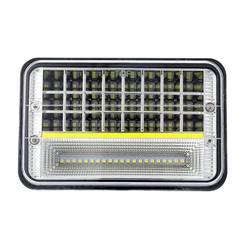 

2PCS 4x6" 135W LED Headlight High-Low DRL Sealed Beam Headlight