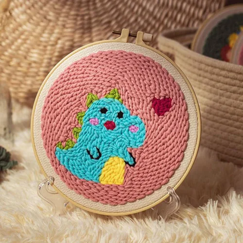 DIY kit Needlework Girls Handicraft Kids art craft Creativity Material set Learning Educational toys for Children Adult Gift rex