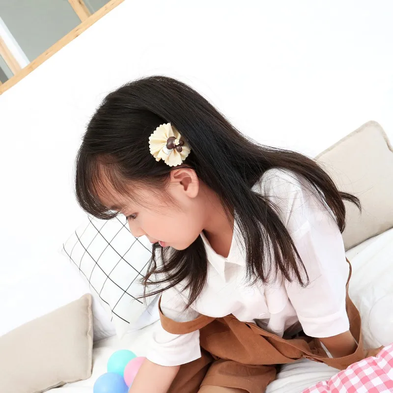Hot 9pcs/Set New Girls Hair Accessories Set Children\'s Hair Clip Cloth Baby Bow Hair Clip Hair Cute Jewelry Barrettes W1