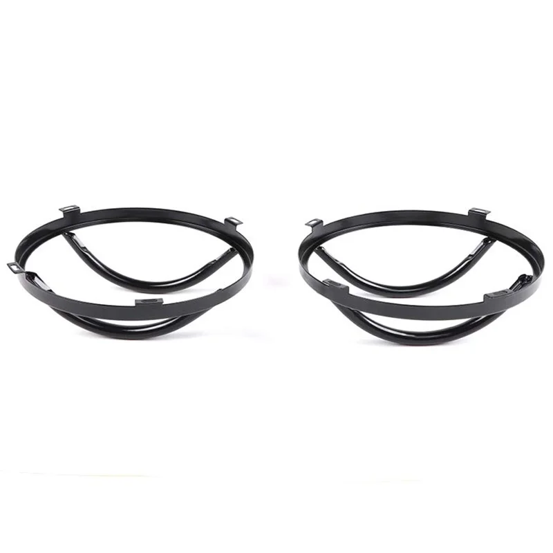 Передние накладки на фары, сменные протекторы на фары для Jeep Wrangler TJ 1997-2006 черный