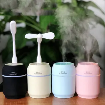 

Easy Can Type Three-in-one Mini Portable Household Mute Bedroom Desktop Small Car Usb Humidifier
