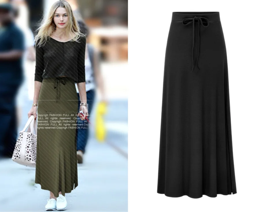 

BUZEKOU 2019 new arrived autumn and winter elegant charming female hip skirt and split skirt A3