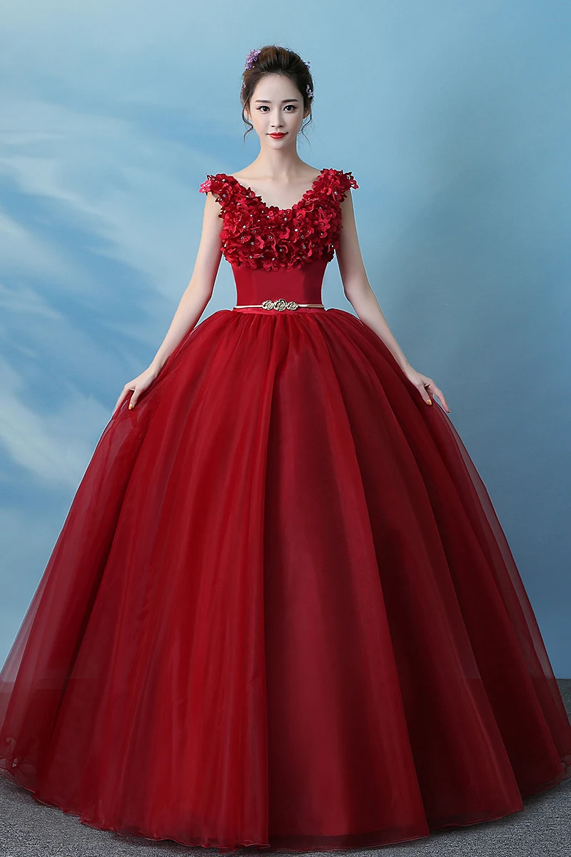 Реальное изображение бордовые платья Quinceanera, детская куртка с цветочной аппликацией vestidos de 15 anos дебютантка бальное платье айва anos