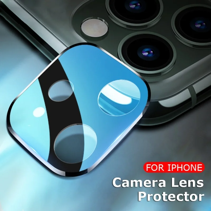 Защита для камеры iPhone 11 Pro Max закаленное стекло с металлической оправой защита |