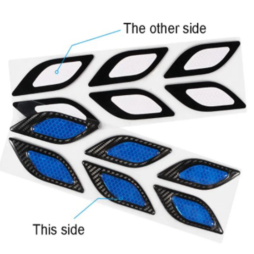 Светоотражающие предупреждающие полосы для безопасности автомобиля, наклейка на дверь, колесо, лист, пластина для тела, светоотражающая лента tuyole