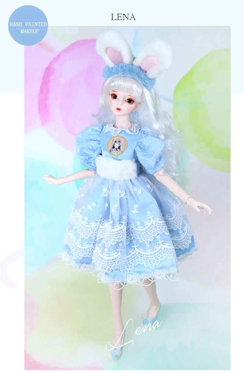 DBS 1/3 bjd кукла 62 см шарнир тела обувь и платье для куклы головной убор мечта фея SD