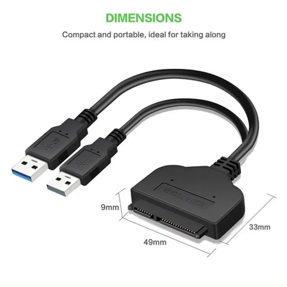 Переходник USB к Sata адаптер 3 0 кабель для жесткого диска 2 5 дюйма поддержка SSD