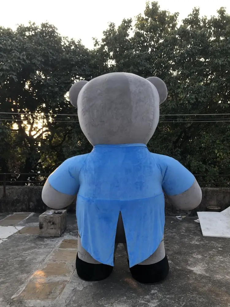 Новые популярные надувные синий рисунок «Hello Kitty» косплэй костюм активности вечерние рекламы события Платье для косплея костюм талисмана надувной костюм