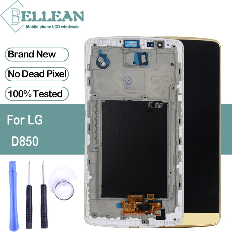 Dinamico продвижение G3 Lcd для LG D855 D851 D850 дисплей сенсорный экран дигитайзер сборка с