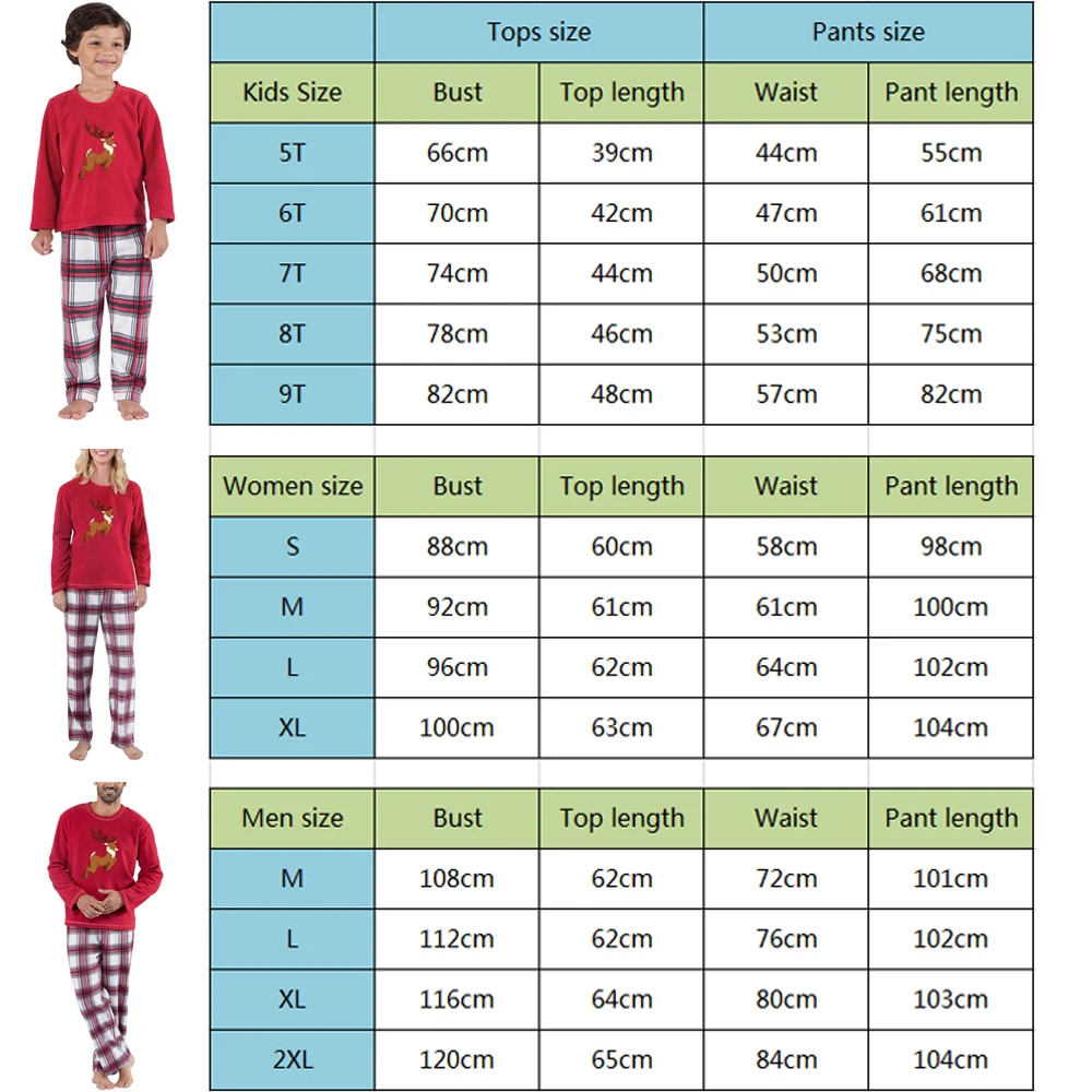 Рождественский Семейный комплект; Рождественский Пижамный комплект для мамы и папы; детская одежда для сна в красную клетку; одежда для сна; домашняя одежда