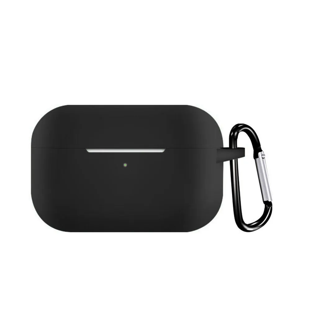 Белый Силиконовый защитный чехол для AirPods Pro, беспроводной TWS, Bluetooth наушники, мягкий силиконовый чехол для зарядки Airpods Pro - Цвет: Белый