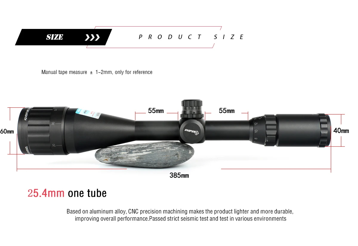 SNIPER LT 4-16X50 AOGL прицелы для охоты тактический оптический прицел полноразмерный стеклянный гравированный прицел RGB прицел для винтовки с подсветкой 4