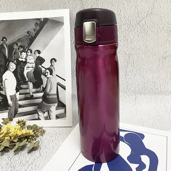 

MURRICON 500ml Insulated Stainless Steel Tea Coffee Mug Portable Hot And Cold Travel Drink Bottle Tumbler