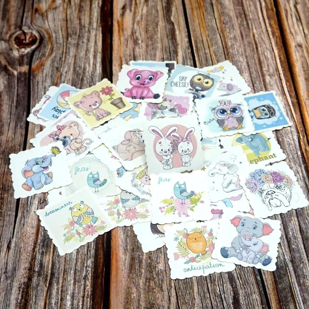 42 шт. наклейки в виде животных | Игрушки и хобби