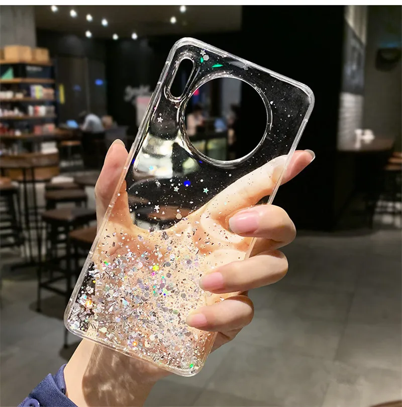 Meachy Блестящий блестящий чехол для телефона huawei mate 30 20 Pro Lite P30 P20 P10 Plus Honor 8X9X20 Play