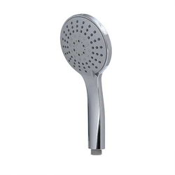 5 Modes Bathroom Shower Head Faucets Round Chrome Rain Head Water Saver Classic Design Rain Showerhead ABS Plastic Panel Douche
