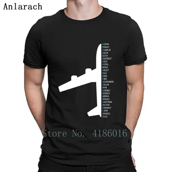 

Phonetic Alphabet Pilot Air Traffic Controller T Shirt Personalized New Fashion Crazy Outfit Letter Cotton Big Size S-5xl Shirt