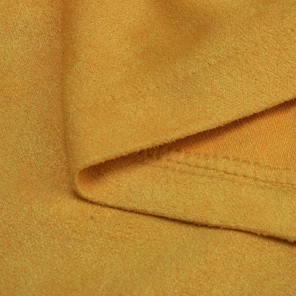Женские брюки размера плюс, новые Замшевые брюки с низкой талией, одноцветные брюки с расклешенной подошвой, осенне-зимние модные повседневные винтажные брюки# A