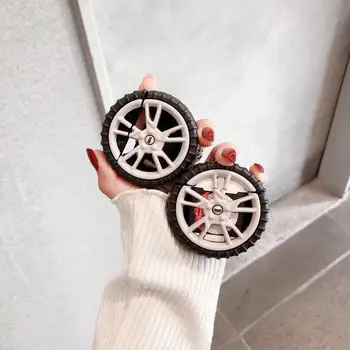 

3D car tire brake disc silicone earphone cover, suitable for Airpods Pro 1 2 Bluetooth earphone charging case protective cover