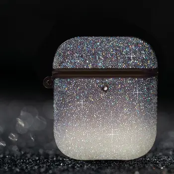 

Shining Imitation Diamond Protective Case Gradient Color Cover for Airpods Box