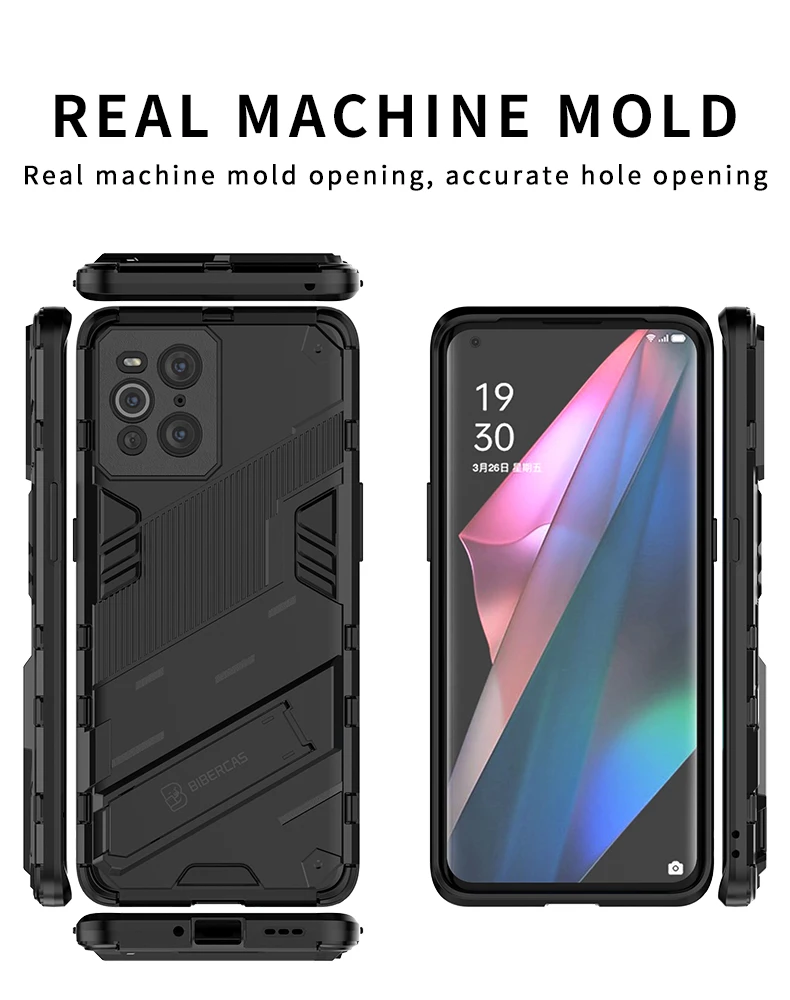 flip cases Armor Case for OPPO Find X3 Neo A53 A53S A74 A93 A94 A95 K9 F17 F19 Pro Plus+ Reno 5 5Z 6 4 Lite Shockproof Silicone Phone Cover flip phone case