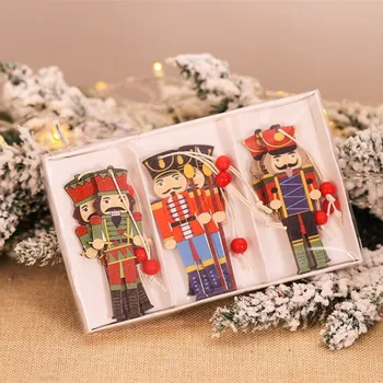 

Nutcracker Soldier Ornament Christmas Tree Decoration Hanging Pendant Merry Christmas Decor for Home Party New Year Navidad 2020