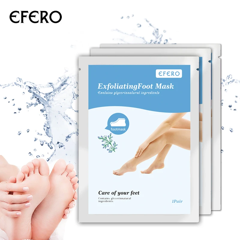 2pcs=1pair Baby Feet Exfoliating Foot Mask Remove Dead Skin Heels Foot Peeling Mask Pedicure Socks Feet Mask Efero TSLM2| | - AliExpress