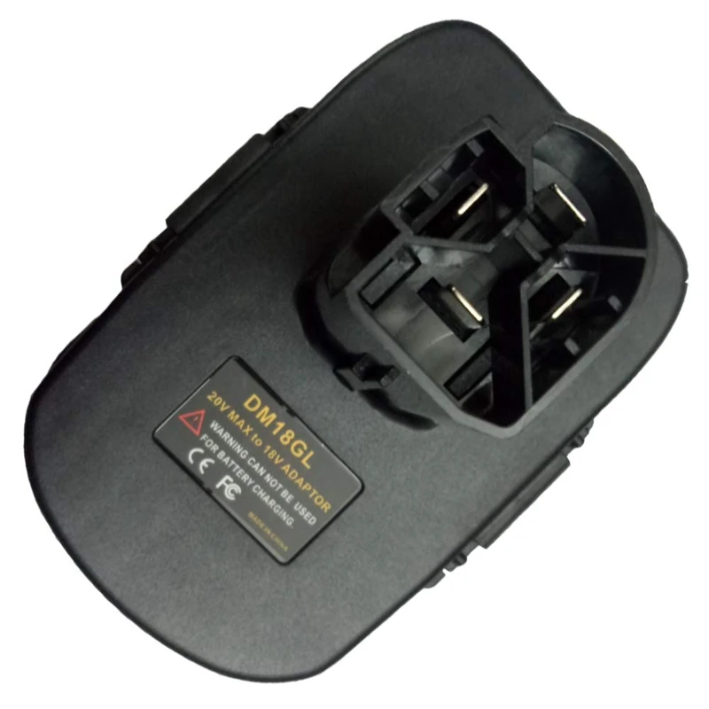 Dm18Gl Батарея адаптер для Милуоки 18V и Dewalt 20V литиевая мастера 19 2 Никель вольт