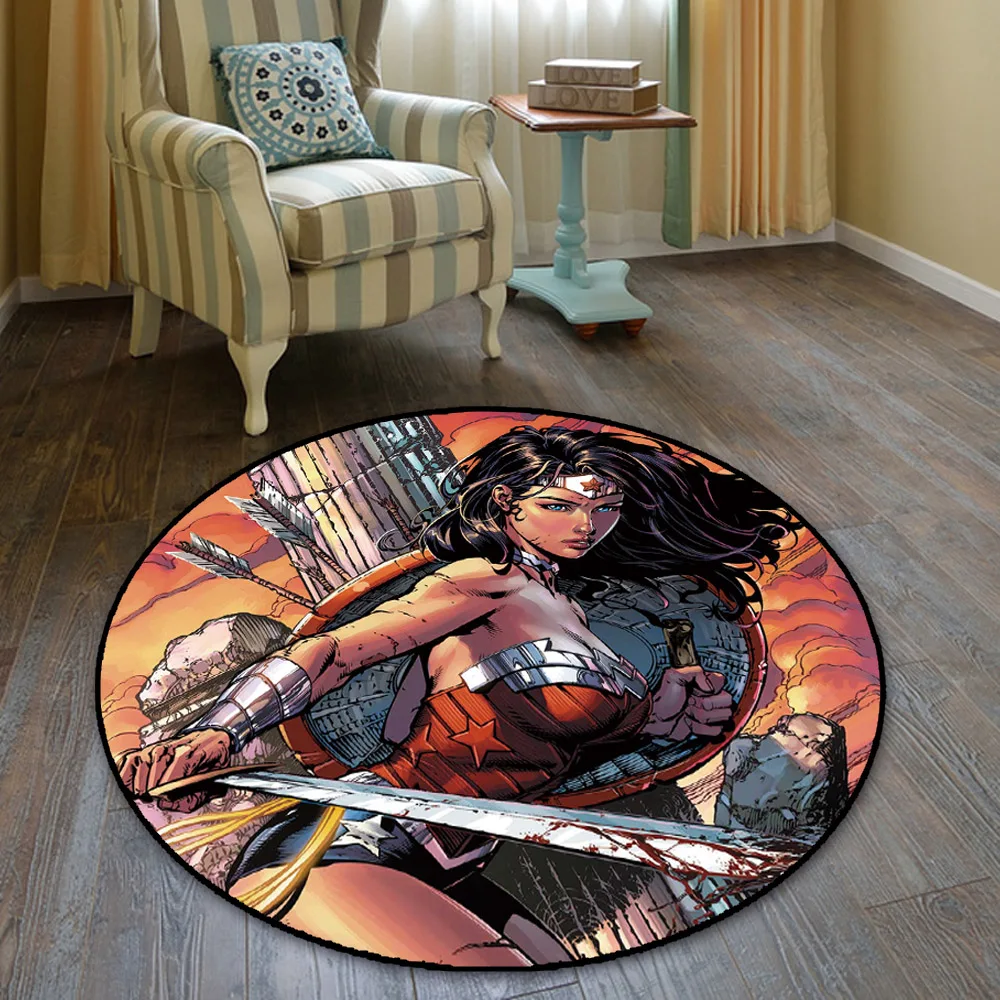 Аниме Wonder Woman Hero, коврик для двери, коврик для дома, ковер для отеля, гостиной, Противоскользящие коврики