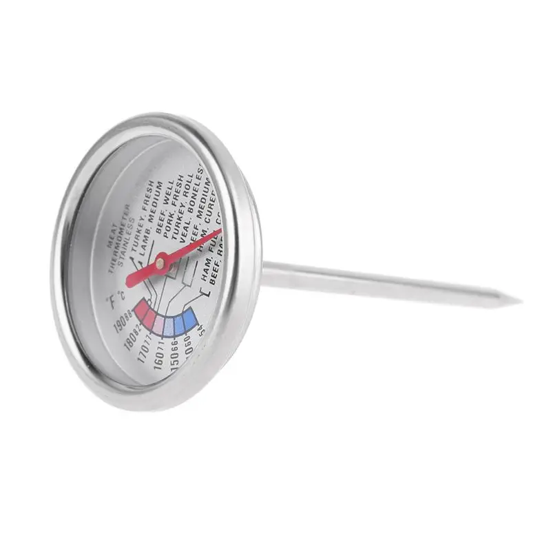 Stainless Food Analog Meat Thermometer Kitchen Cooking Oven