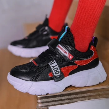 

New Luxury Children Sport Shoes Anti Slip Kids Brand Shoes Comfortable Kids Flats Sneakers Cheap Youth Boy Sneakers Toddler Shoe