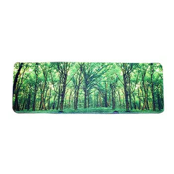 

Forest Beach Flannel Carpet Bathroom Bathtub Non-Slip Mat Kitchen Living Room Rugs Pad