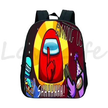 

Among Us Children Backpack Cute pattern kindergarten Bookbag Among Us Kids Cartoon Rucksack Toddler Schoolbag Daily Backpack